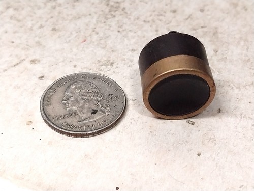 Nice gold rim brown - nice, knob